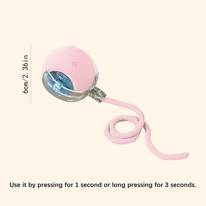 Smart Interactive Pet Toy Ball – USB Rechargeable & Bouncing