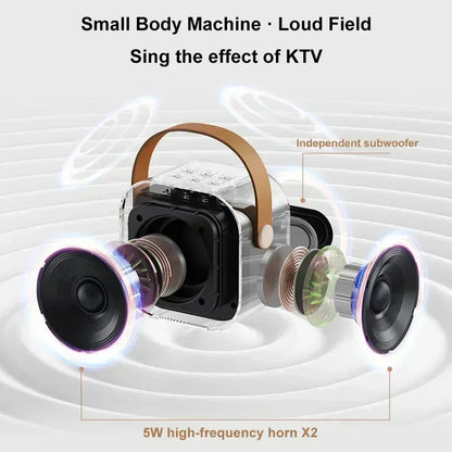 K12 Portable Karaoke Speaker (Bluetooth, Wireless Mic)