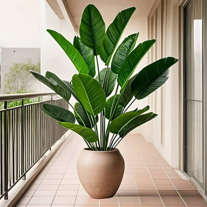 18-Leaf Artificial Palm Tree – Real Touch Banana Plant