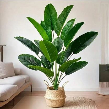 18-Leaf Artificial Palm Tree – Real Touch Banana Plant