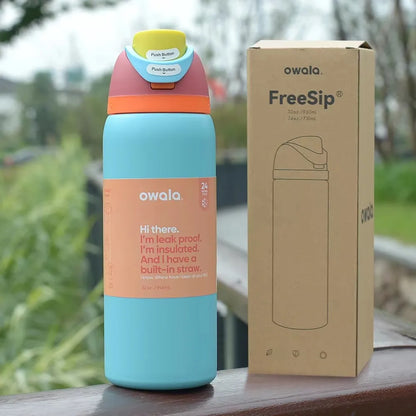 Owala Stainless Steel Insulated Water Bottle – 24oz/32oz