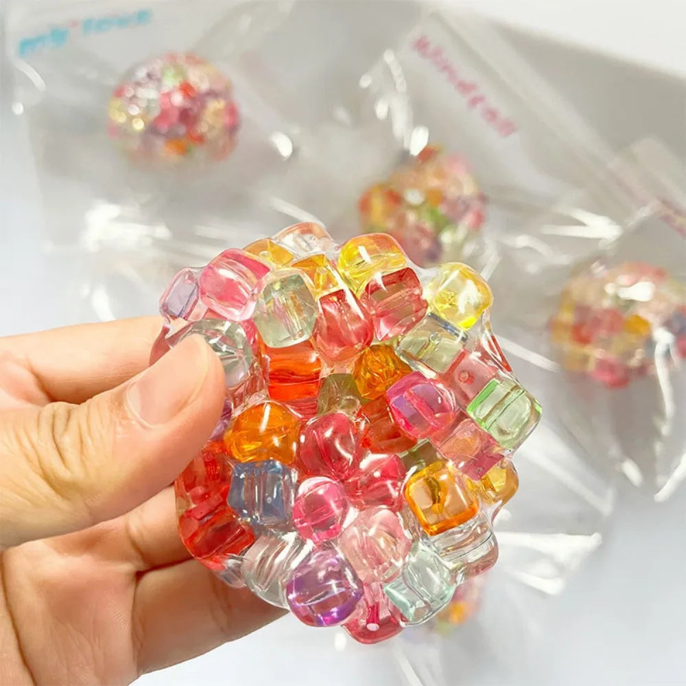 Squishy Stress Relief Ball – Ice Beads Fidget Toy